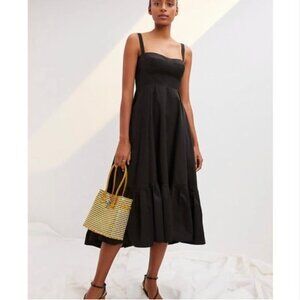 Anthropologie x Mare Mare Back Flounced Corset Maxi Dress